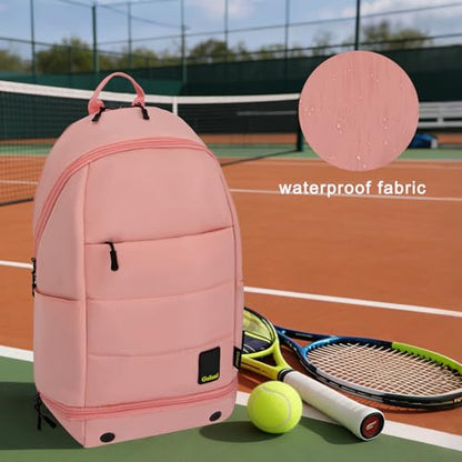 Goloni Tennis Backpack - Professional Tennis Bag for Men & Women - color: Orange