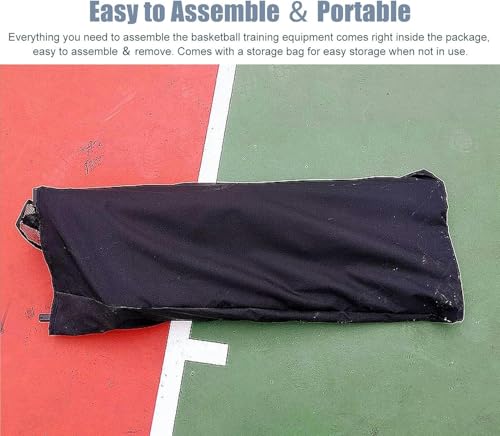 Wall Mounted Basketball Hoop Rebounder Return Attachment Shot Returner Shooting Trainer for Indoor Outdoor Return/Basketball