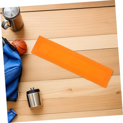 Toddmomy 2pcs Portable Baseball Training Flat Markers Orange Rectangular Boundary Spots Soccer Court Agility Line Markers for Gym Floor Baseball Coaching Equipment
