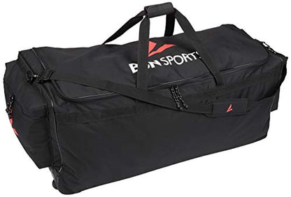BSN Sports Wheeled Deluxe EQ Bag-BK