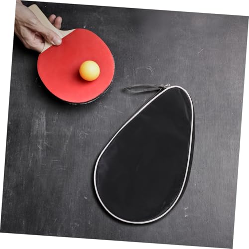 Sosoport Reusable Oxford Cloth Table Tennis Racket Bag Practical Fixed Storage Case Organizing Bag for Pong Paddle Protection and Sports Use