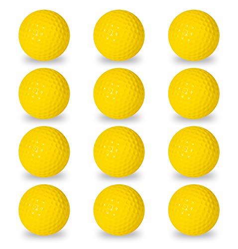 Franklin Sports Practice Golf Balls - Indoor + Outdoor - Best for Chipping + Putting Practice - Official Size - 12 Pack - size: 1.65", style: Foam