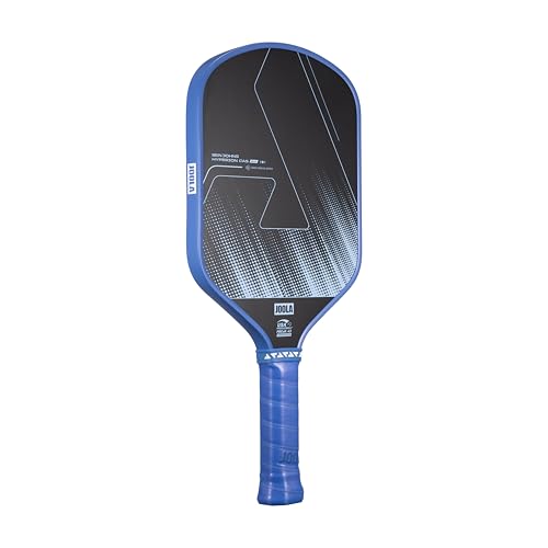JOOLA Ben Johns CAS 16mm Carbon Fiber Pickleball Paddle - CAS Surface Tech - Control & Power Paddle - USAP Approved - Aero Curve - Feel-Tec Pure Grip - NFC Chip - color: Azure Blue, size: Hyperion