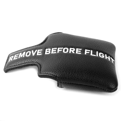Golf Head Cover with RBF Design for Golf Club - size: for Large Mallet, style: Black