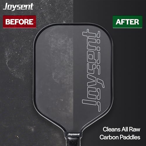 Pickleball Paddle Eraser, Carbon Fiber Pickle Ball Racket Cleaner, Fast & Easy Rubber Pickleball Accessories to Remove Ball Residue, Dirt and Scratches, 1 Pcs