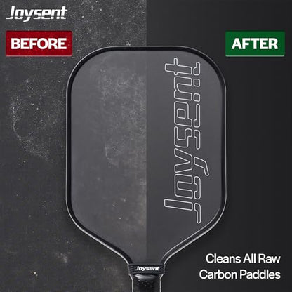 Pickleball Paddle Eraser, Carbon Fiber Pickle Ball Racket Cleaner, Fast & Easy Rubber Pickleball Accessories to Remove Ball Residue, Dirt and Scratches, 1 Pcs