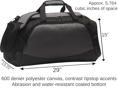 Personalized Football Bag – Custom Name & Number Sports Duffel with Cleat Compartment | Durable Team Equipment Backpack for Football Players, Coaches & Travel Gear