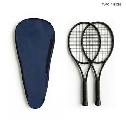 Tennis Bag Lightweight and Padded Tennis Rackets Cover with Adjustable Shoulder Strap - color: Dark Blue, size: 28"x11.5"