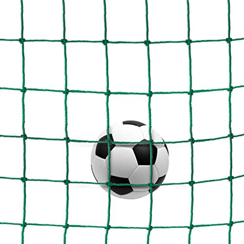 Aoneky Soccer Backstop Net - Heavy Duty Practice Barrier & Containment Net for Training, High Impact Hitting Netting, 10-15 x 10-60 Ft Sizes for Football/Soccer - size: 10 x 50 ft