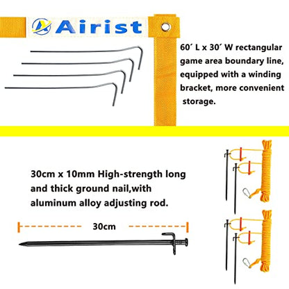 Heavy Duty Volleyball Net Outdoor with Steel Anti-Sag System, Adjustable Aluminum Poles, Professional Volleyball Nets Set for Backyard and Beach, Volleyball and Carrying Bag