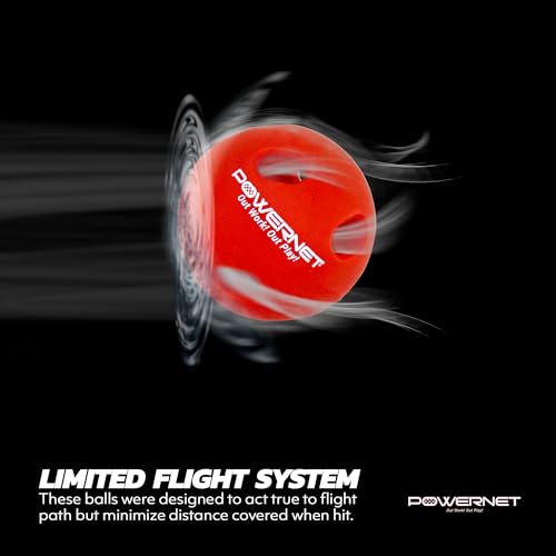 PowerNet Crusher Training Baseballs, Baseball Hitting Trainer for Improved Speed, Power & Coordination, Batting Practice Baseballs