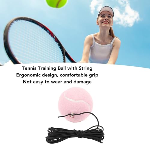 Tennis Training Ball with String, Tennis Self Trainer Practice Rebounder Balls Replacement Tool for Indoor and Outdoor