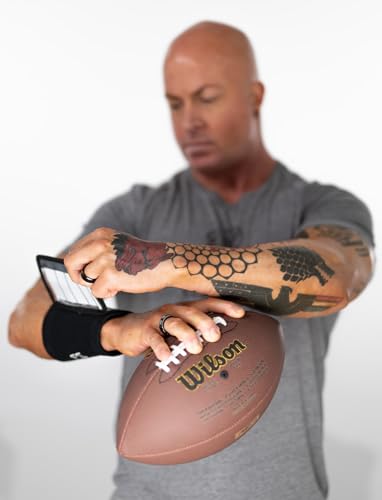 Premium Wrist Coach - Triple Playbook Wristband - Ideal for Play Calling, Strategy, Team Coordination, and Quick Reference - for Football, Baseball, Softball, Soccer, Lacrosse and More! - size: Adult, style: Single