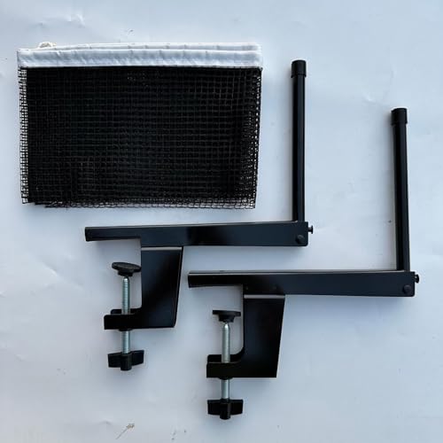 misppro Professional Portable Table Tennis Net with Clamps Replacement Set for Indoor Outdoor Training