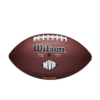 WILSON NFL Recreational Footballs - color: Brown, size: Junior Size, style: Wilson NFL MVP Football