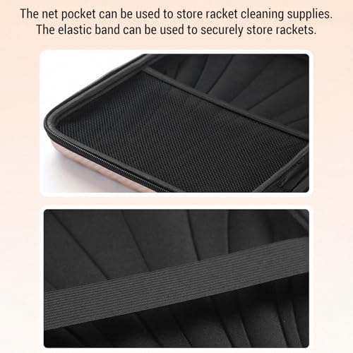 HUIOP Pong Paddles Hard Case Table Tennis Racket Bag Table Tennis Bat Cover