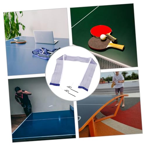 Happyyami Portable Table Tennis Net with Clamp and Retractable Pong Training Net for Practice and Competition Suitable for Adults and Boy Girl