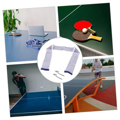 Happyyami Portable Table Tennis Net with Clamp and Retractable Pong Training Net for Practice and Competition Suitable for Adults and Boy Girl