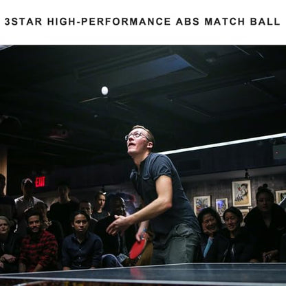 3 Star Ping Pong Balls - High Performance ABS Table Tennis for Training,Game - color: Pack of 20 White