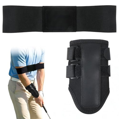 2Pcs Golf Wrist Training Aid Wrist Trainer Pro Adjustable Golf Swing Band Wrists Correction Trainer GolfWristBrace to Correct Wrist-Angle Golf-Alignment Aid for Beginners Arm Posture Correctin
