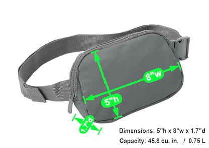 Tactical Gear bag Heavy Duty Duffel Gym bag/Tactical Backpack Custom Embroidered with your own text (Waist Bag - Grey) - color: Waist Bag - Grey