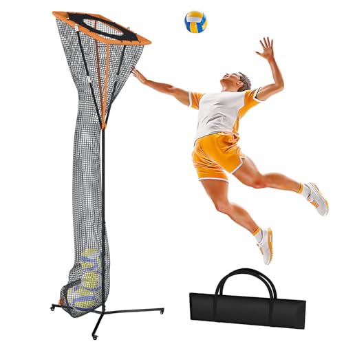 MR Volleyball Setter Trainer Net - 3'x3', Adjustable Height & Angle, Portable Trainer for Hitting, Spiking, Serving with Built-in Drawstring Ball Release