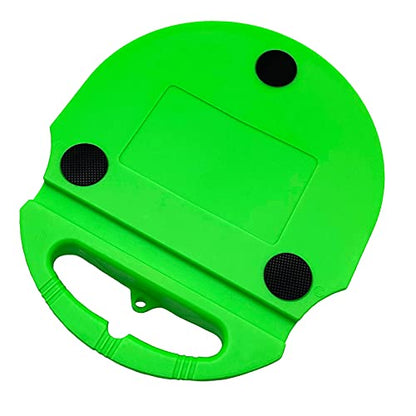 Tennis Trainer Rebound Baseboard Self Training Equipment Rebounder with 2 String Tennis Balls - color: Flash Green