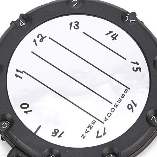 Golf Score Counter Portable Golf Stroke Counter with Key Chain Double Sides 18 Hole Golf Score Recording Device Easy to Use Wheel Number Adjustment for Golf Lovers on
