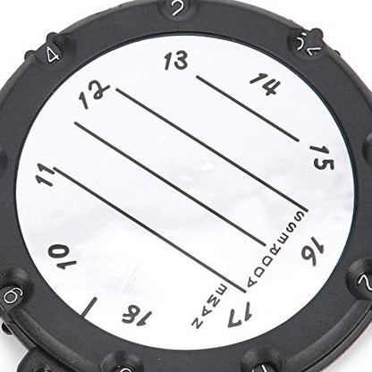 Golf Score Counter Portable Golf Stroke Counter with Key Chain Double Sides 18 Hole Golf Score Recording Device Easy to Use Wheel Number Adjustment for Golf Lovers on