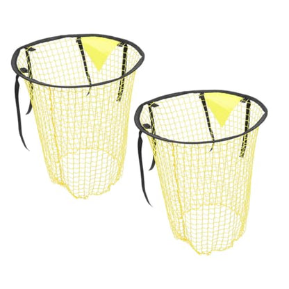 Totority 2PCS Soccer Goal Target Nets Football Practice Equipment for Youth Sturdy Accuracy Training Nets for Backyard Kicking and Shooting Drills
