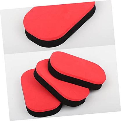 VANZACK Table Tennis Bat Cleaning Sponge Durable Maintenance Pad for Racket Care High Density Red Rubber Cleaner