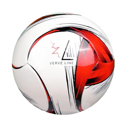 Soccer Ball Size 4 Training Soccer Ball – Machine Stitched TPU Soccer Ball for Indoor Courts and Outdoor Fields, Durable Football for Training and Recreational Use – VERVELINE