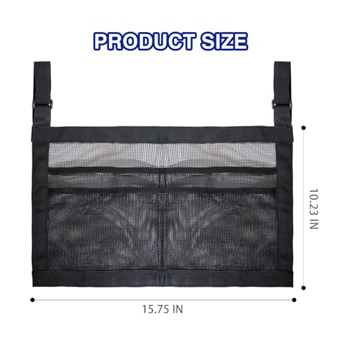 Premium Ping Pong Paddle Holder and Ball Holder Bag with Mesh, Hanging Pickleball Paddle Rack Organizer, Quick-Mount Ping Pong Ball Holder with Straps