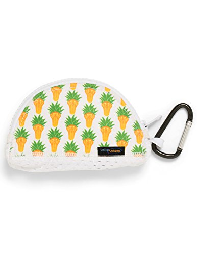 Mouthguard Case with Carabiner Clip - color: Pineapple