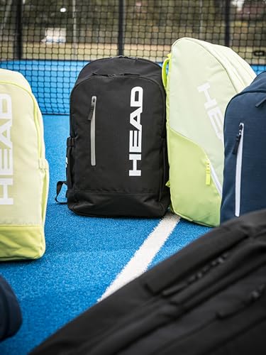 HEAD Base Backpack 17L Tennis Bag - Holds 2 Racquets, Water Bottle Pockets & Front Accessory Pocket