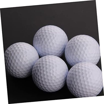 Toyvian Indoor Golf Practice Balls 22pcs Hollow Non-Porous Training Balls for Boys and Girls Adults Double Layer for Indoor Play and Skill Development