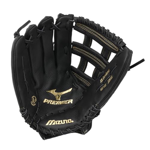 Mizuno Premier Slowpitch Softball Glove Series I Full Grain Leather I Buttersoft Palm Liner I Parashock Palm Pad I PowerLock I Game-Ready