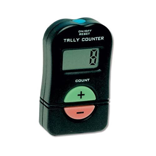 Digital Handheld Tally Counter 4 Digits Electronic Manual Clicker Golf Sports Counting, Workouts, Inventory, Score and Clicker