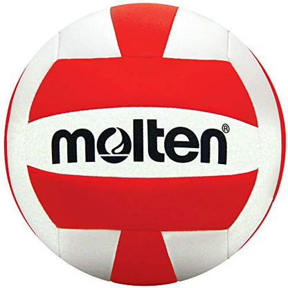 Molten Recreational Volleyball - color: Red/White