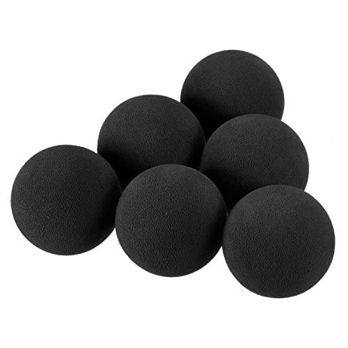 PATIKIL Golf Foam Balls, Pack Sponge Exercise Flight Swing Practice for Indoor Training - color: Black