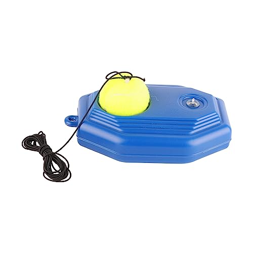 Tennis Ball Trainer, Portable with Sand Weight Valve for Stable Support, Tennis Practice Base, Elastic Rope for Drills, for Beginners, Tennis Pros, Home Courts, Outdoor Training, B