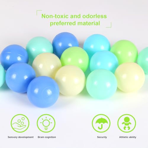 TRENDBOX Ball Pit Balls Plastic Balls for Ball Pit Pool Playpen Babies Kids Children Birthday Parties