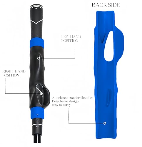 Golf Grip Trainer, Golf Club Grips,Golf Training Aid, Grip Trainer Golf to Help Train Correct Hand Position and Improve Swing Rhythm,Golf Grip Kit Accessories Gifts