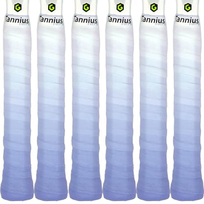 Tacky Tennis Racket Grip Tape, 6 Pack Tennis Grips, Absorbent and Enhanced Tennis Racquet Overgrip Tape（Gradient Color - color: Purple