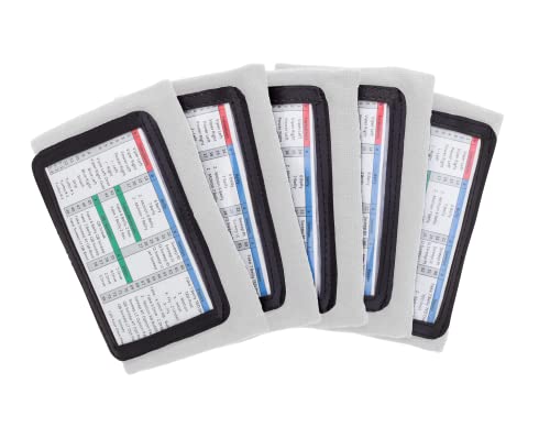 WristCoaches Football Play Wristbands - 5 Pack Youth Quarterback Gear - Wristband Playbook - Softball, Baseball & Soccer Wristbands - Adult Size - Male Athletes - color: White