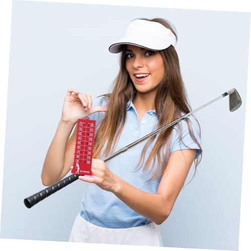 GANAZONO Compact Golf Score Counter Stroke Tracker Lightweight Portable Golf Accessories for Outdoor Practice Competition Fans