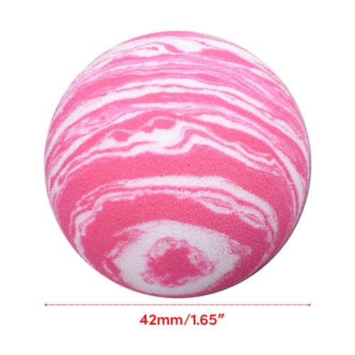 10Pcs / Set Golf Practicing Balls Rainbow Color Foam for Swing Training Training Rainbow Indoor Practice - color: black and white