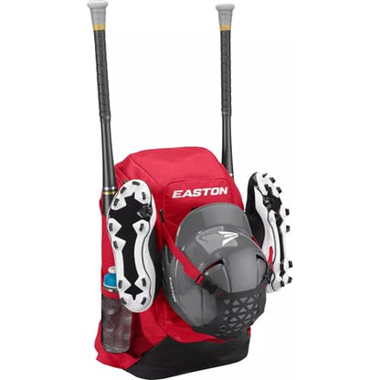 Easton unisex-adult Walk-Off NX Backpack Equipment Bag |Baseball & Fastpitch Softball |Team Logo Panel|Multiple Colors - color: Red (Elite)