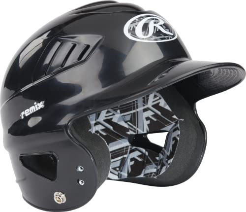 Rawlings | COOLFLO Batting Helmet | T-Ball (6 1/4" - 6 7/8") | Black - color: Black - REMIX
