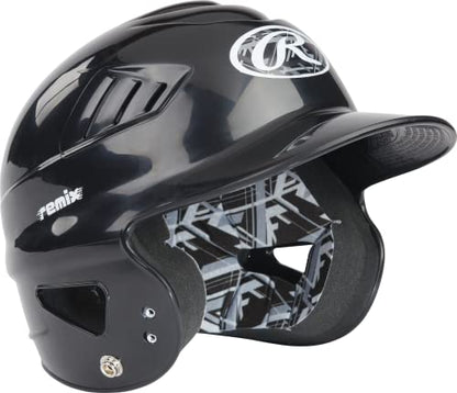 Rawlings | COOLFLO Batting Helmet | T-Ball (6 1/4" - 6 7/8") | Black - color: Black - REMIX